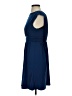 BCBG Paris Solid Blue Casual Dress Size XS - photo 5