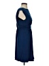 BCBG Paris Solid Blue Casual Dress Size XS - photo 4