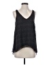 Veronica M. 100% Polyester Gray Sleeveless Blouse Size S - photo 1