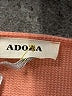 Adora Orange 3/4 Sleeve Blouse Size M - photo 7
