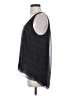 Veronica M. 100% Polyester Gray Sleeveless Blouse Size S - photo 5