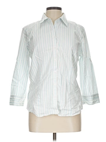 Ann Taylor Factory 3/4 Sleeve Button-Down Shirt (view 1)
