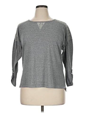 Faded Glory 3/4 Sleeve Top (view 1)