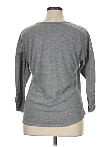 Faded Glory 3/4 Sleeve Top (view 2)