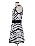 Buffalo by David Bitton Graphic Silver Cocktail Dress Size S - photo 5