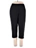 Rafaella Solid Black Casual Pants Size 18 - photo 1