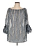 Kaktus Gray 3/4 Sleeve Blouse Size L - photo 1