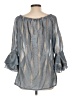 Kaktus Gray 3/4 Sleeve Blouse Size L - photo 2