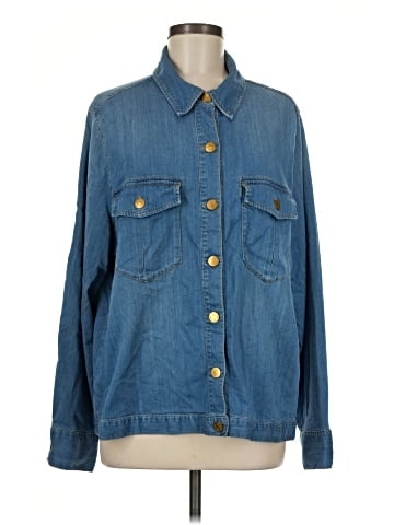 CAbi Long Sleeve Button-Down Shirt (view 1)