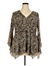 Cato Brown 3/4 Sleeve Blouse Size 18 - photo 1