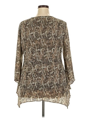 Cato 3/4 Sleeve Blouse (view 2)