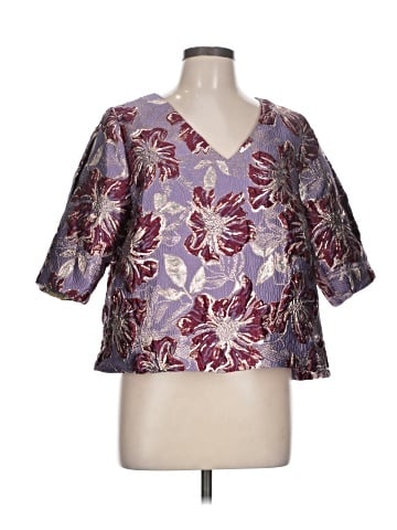 Umgee Short Sleeve Blouse (view 1)