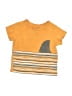 Tea 100% Cotton Yellow Short Sleeve T-Shirt Size 9-12 mo - photo 1