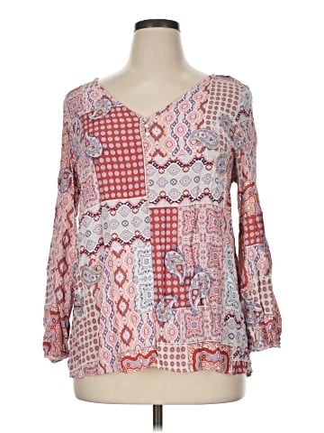 North Style 3/4 Sleeve Blouse (view 1)