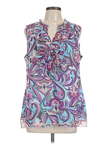 Nicole by Nicole Miller Sleeveless Blouse (view 1)
