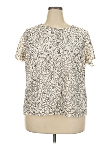 Liz Claiborne Career Short Sleeve Blouse (view 1)