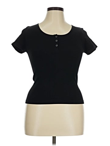 Full Circle Trends With Love Short Sleeve Henley (view 1)