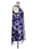 Connected Apparel 100% Polyester Print Purple Casual Dress Size 16 - photo 4