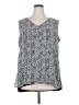 Como Vintage 100% Polyester Gray Sleeveless Top Size 2X - photo 1