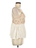 Tularosa Ivory Sleeveless Blouse Size M - photo 4