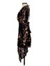 Katie May 100% Polyester Floral Black Cocktail Dress Size S - photo 5