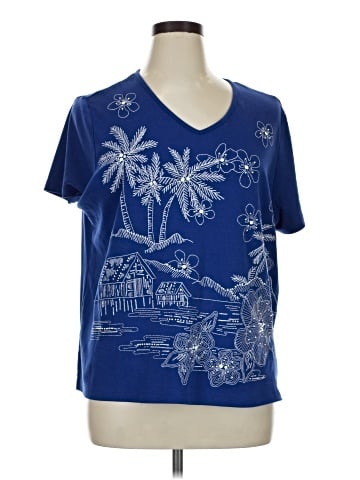 Alfred Dunner Short Sleeve Top (view 1)