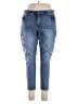 Democracy Solid Blue Jeans Size 16 - photo 1