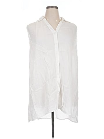 Ashley Stewart Sleeveless Button-Down Shirt (view 1)