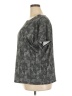 NY Collection Gray Short Sleeve Blouse Size 2X - photo 5