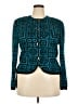 Leslie Fay Print Teal Blazer Size 18 - photo 1