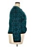 Leslie Fay Print Teal Blazer Size 18 - photo 4