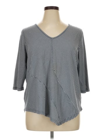 Riders by Lee 3/4 Sleeve Top (view 1)