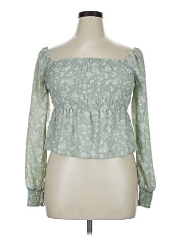 Ultra Flirt Long Sleeve Blouse (view 1)