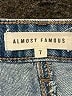 Almost Famous Blue Denim Shorts Size 7 - photo 3