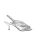 Caparros 100% Leather Metallic Silver Sandals Size 8 - photo 1