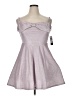 City Studio Silver Pink Cocktail Dress Size 16 - photo 1