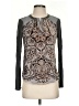 Hale Bob Gray Long Sleeve Blouse Size XS - photo 1