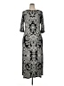 Marc Bouwer Unlimited Paisley Silver Gray Cocktail Dress Size 1X - photo 1