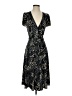 ECI Animal Print Black Cocktail Dress Size 4 - photo 1
