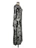 Marc Bouwer Unlimited Paisley Silver Gray Cocktail Dress Size 1X - photo 4
