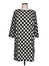 Forever 21 100% Polyester Argyle Gray Casual Dress Size L - photo 1