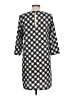 Forever 21 100% Polyester Argyle Gray Casual Dress Size L - photo 2