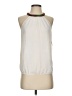 XOXO 100% Polyester Ivory Sleeveless Blouse Size S - photo 1