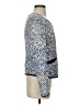 Hinge 100% Rayon Print Blue Jacket Size S - photo 4