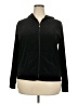 Danskin Now 100% Polyester Black Zip Up Hoodie Size 20 - photo 1