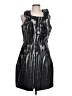 Samuel Dong Graphic Black Cocktail Dress Size L - photo 1