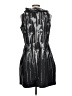 Samuel Dong Graphic Black Cocktail Dress Size L - photo 2