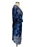Cato 100% Rayon Tie-dye Blue Casual Dress Size S - photo 4