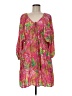 Easel Paisley Pink Casual Dress Size M - photo 1