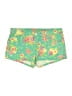 Wallflower 100% Cotton Floral Green Shorts Size 3 - photo 1